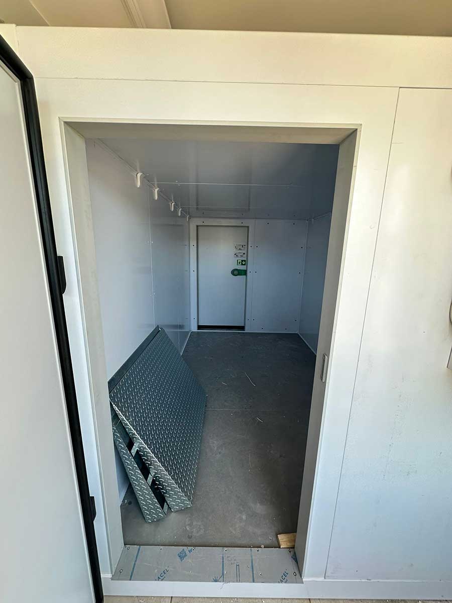 Boxcold modular cold room panels assembled on site in Malta