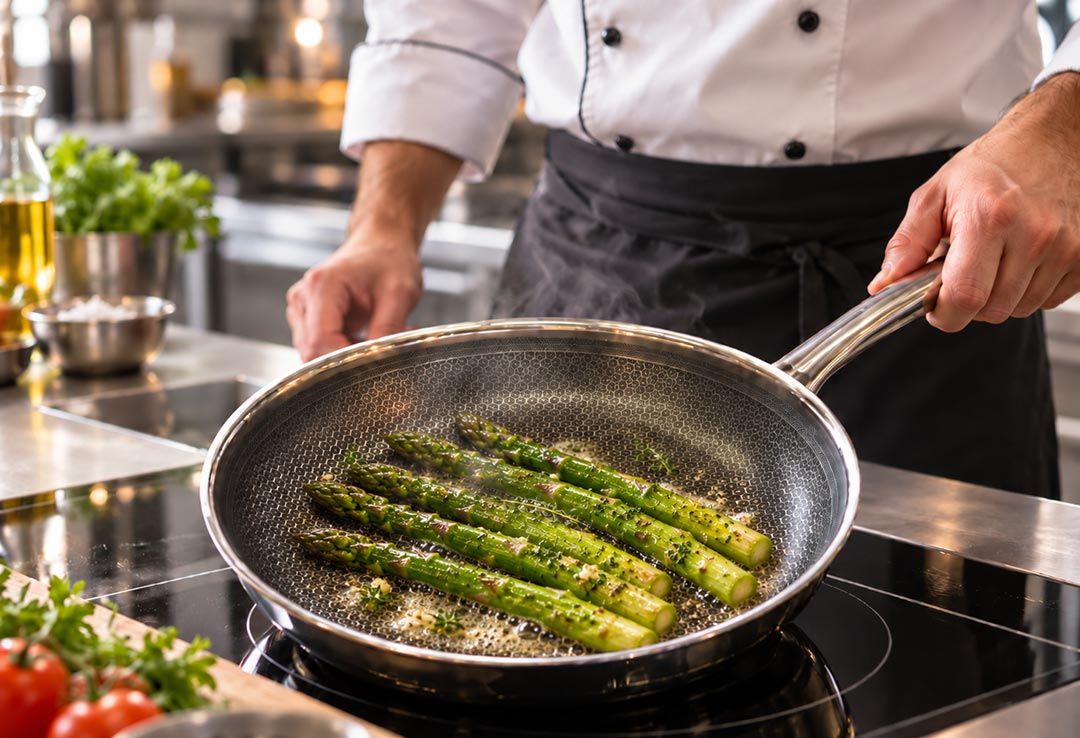 Stainless or Non-Stick The Case for a Hybrid Pan