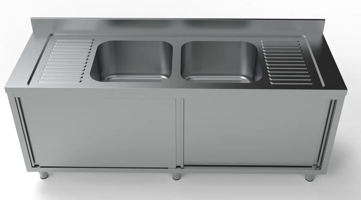 700 SINK UNIT SLIDING DOORS 2 MIDDLE 2000