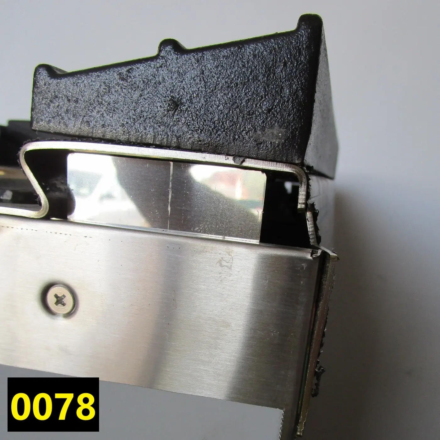 Gas range with 4 burners on closed cabinet, pressed working top - DAMAGED