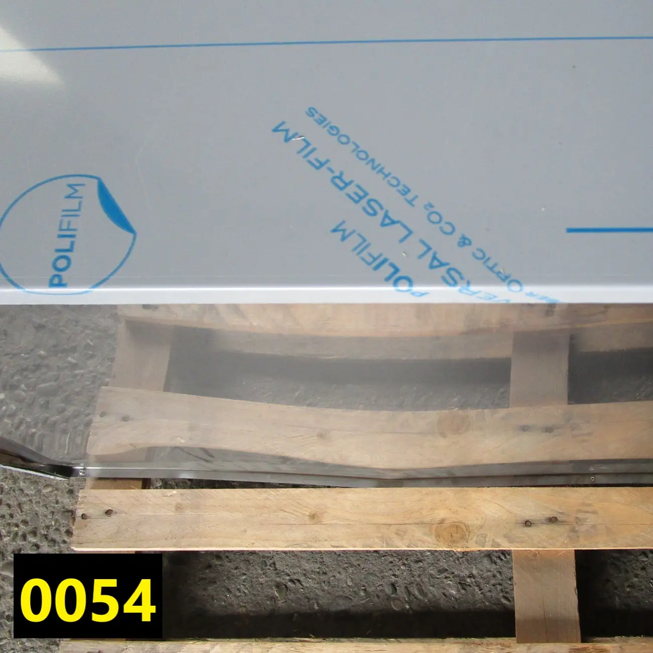 Wall cupboard with middle shelf, open, 1400x400 mm - DAMAGED