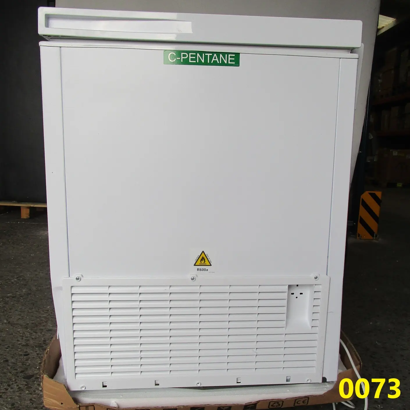 Chest freezer 621 liters with solid lid, -24°C - DAMAGED