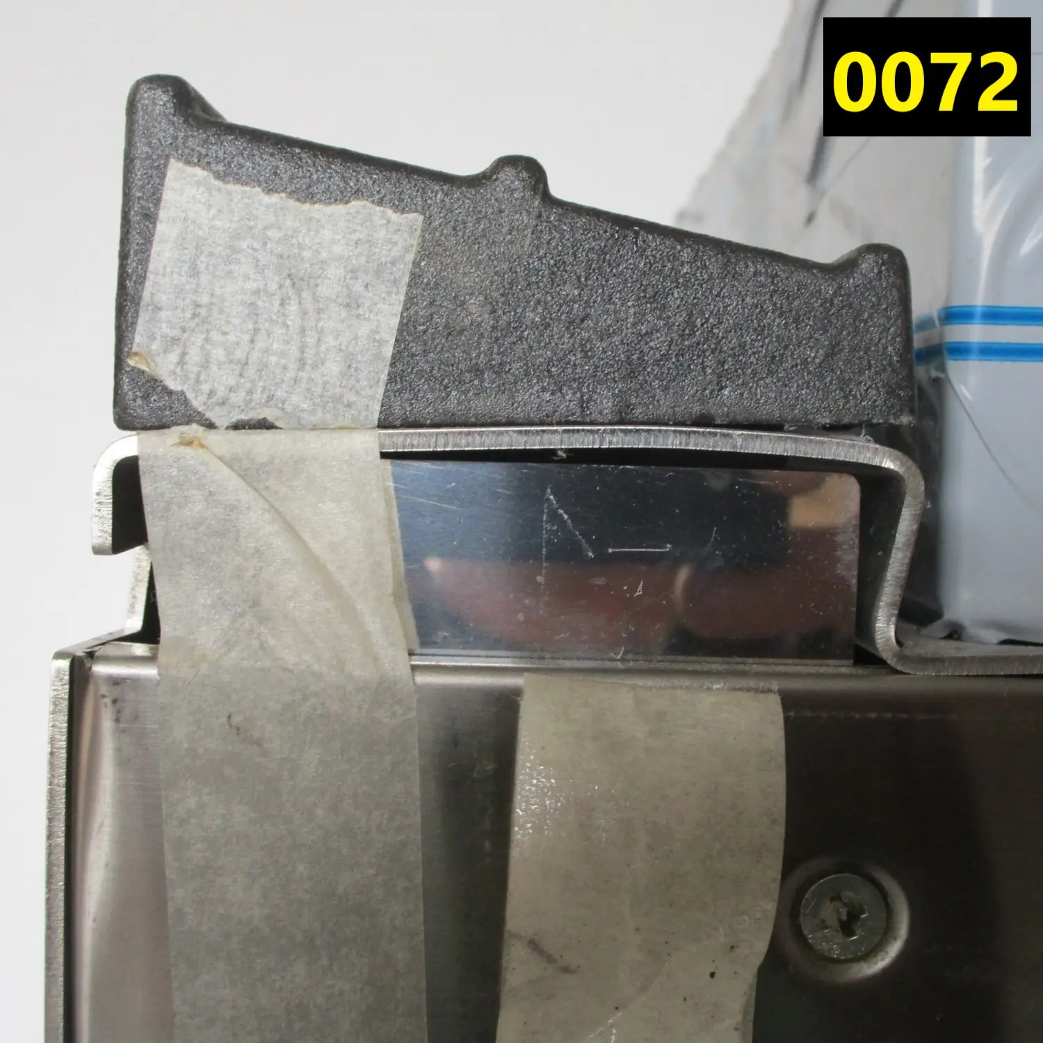 Gas lava-stone grill, cooking zone in stainless steel, meat/fish - DAMAGED