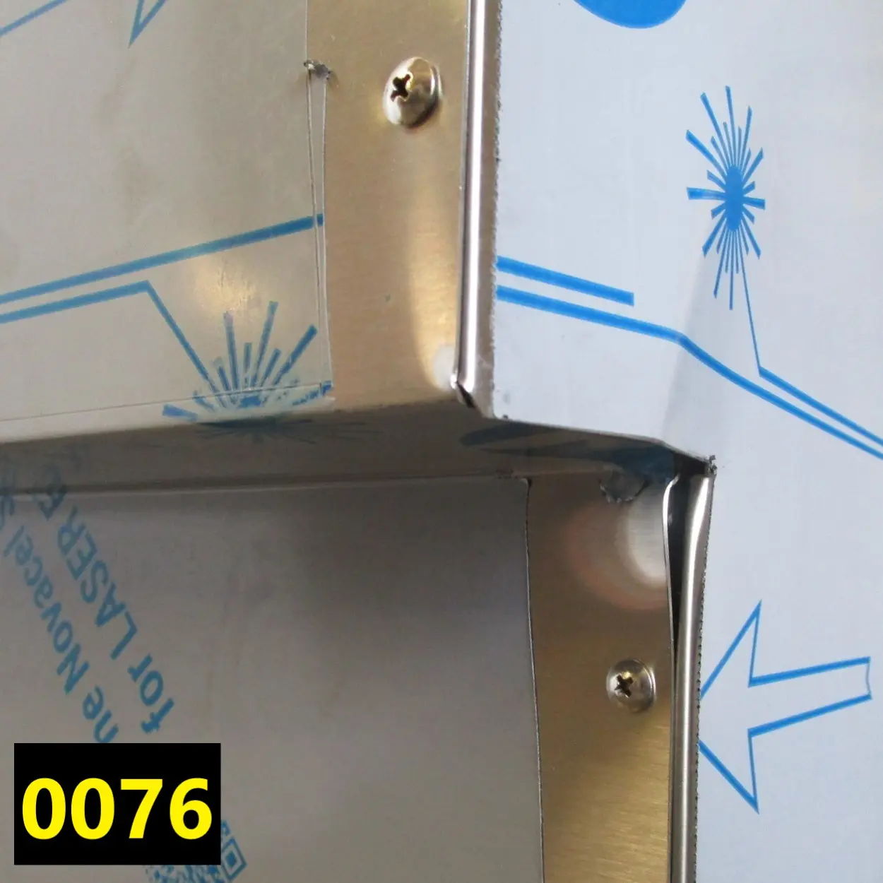 Gas range on static gas oven GN 2/1, 4 burners - DAMAGED