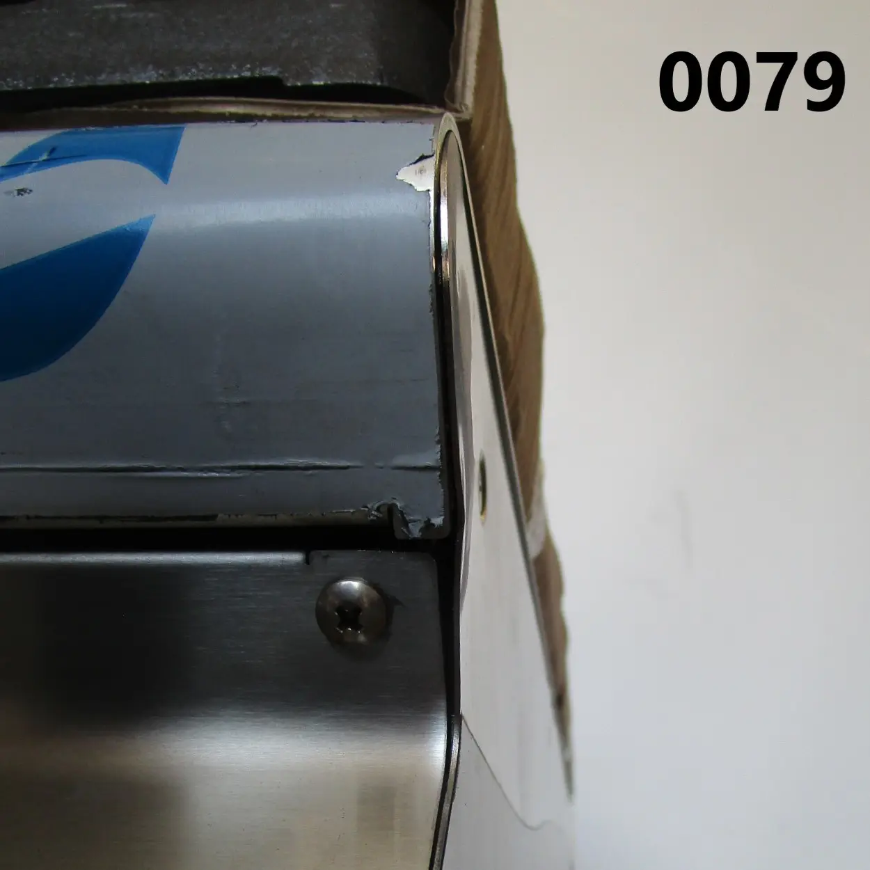 Gas range on static gas oven GN 2/1, 4 burners - DAMAGED