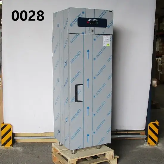 Freezer 400 litres made of stainless steel, 460x485 mm, -10°/-18°C - DAMAGED