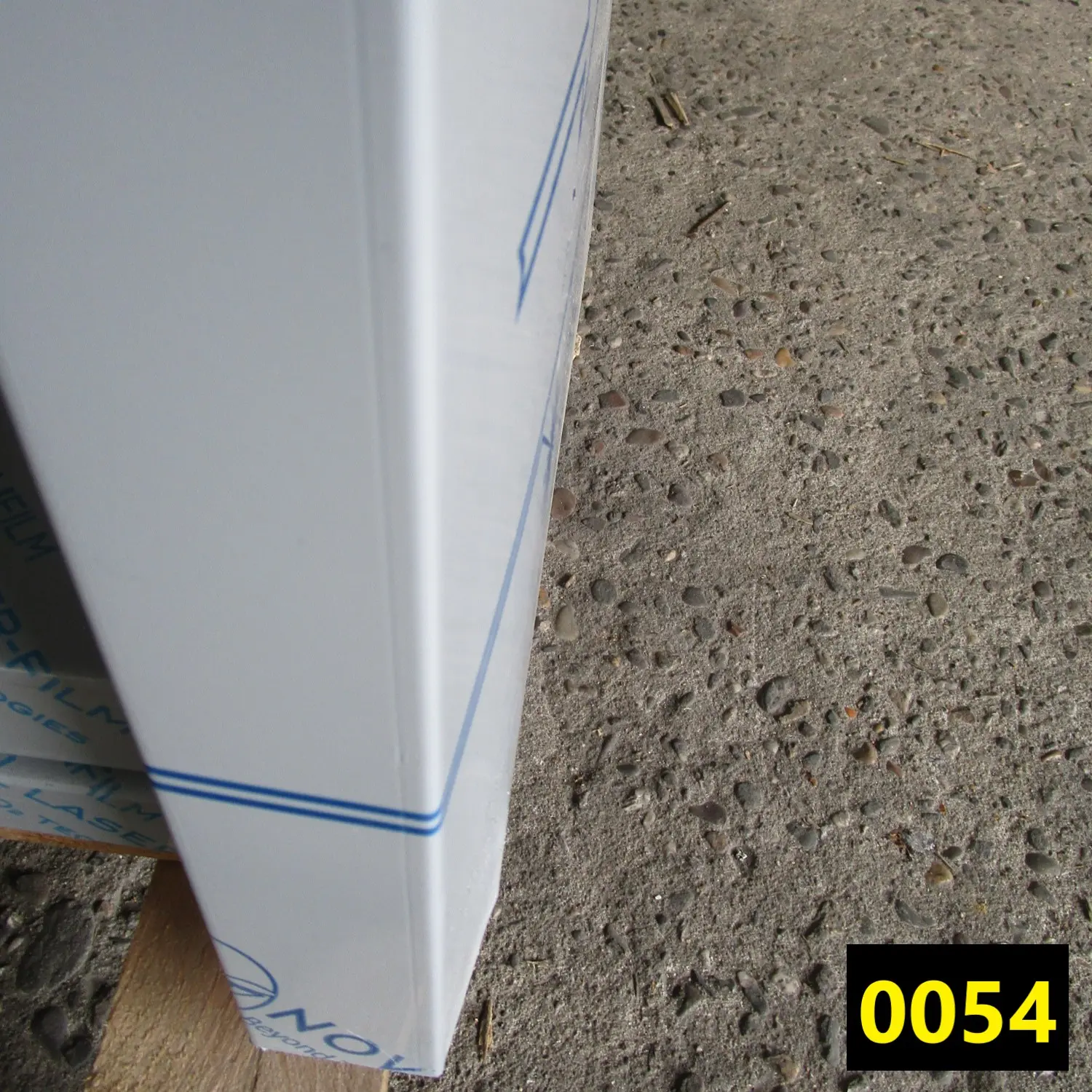 Wall cupboard with middle shelf, open, 1400x400 mm - DAMAGED