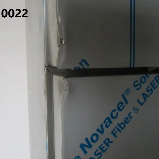 Freezer 400 litres made of stainless steel, 460x485 mm, -10°/-18°C - DAMAGED