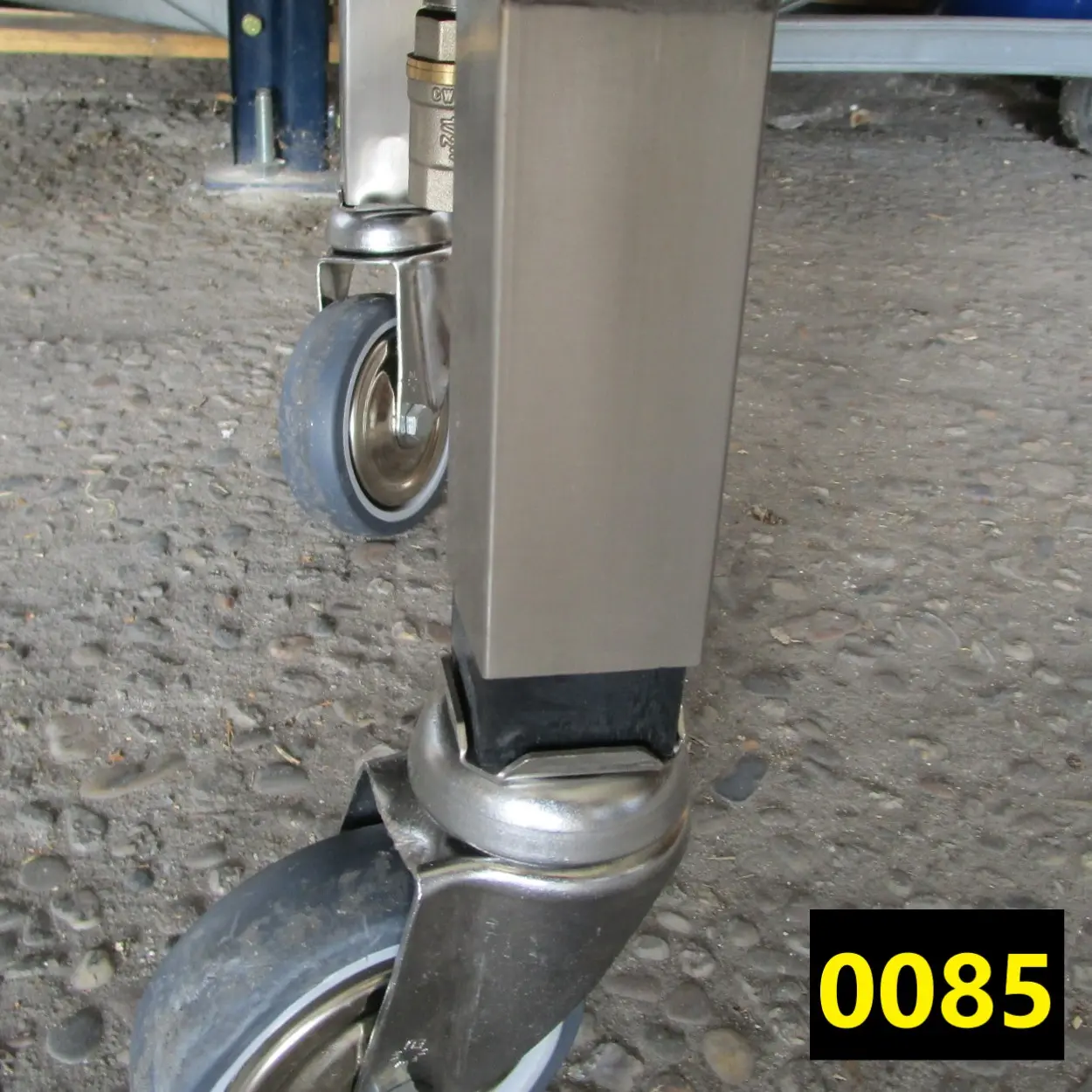 Washing trolley with drain tap, 80 litres - DAMAGED