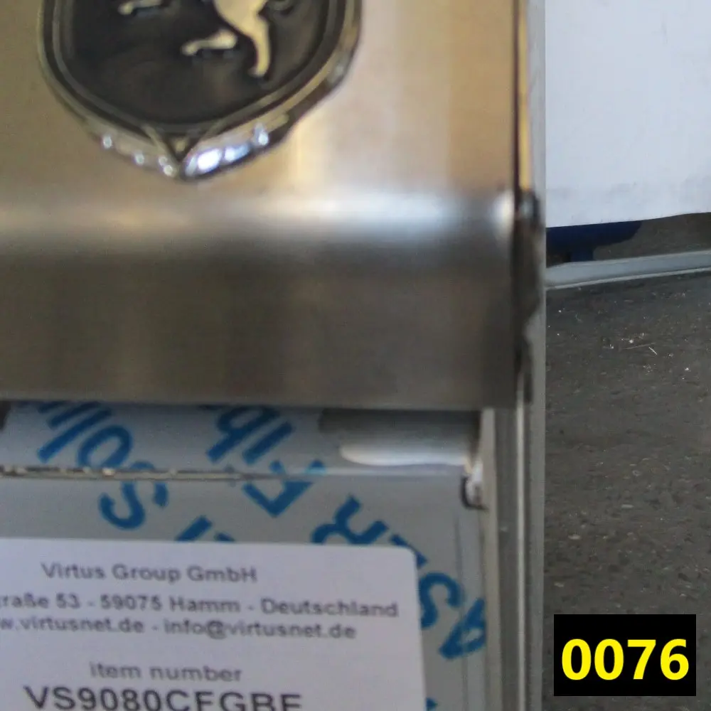 Gas range on static gas oven GN 2/1, 4 burners - DAMAGED