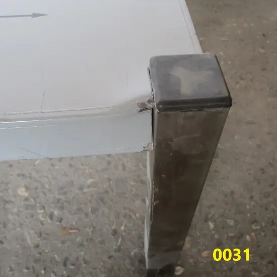 Overshelf, 1-tier overshelf, side open, 1400x300 mm - DAMAGED