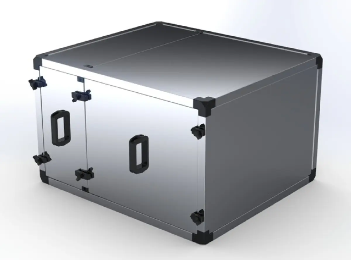 ENCASED AIR FILTRATION UNIT W/O MOTOR