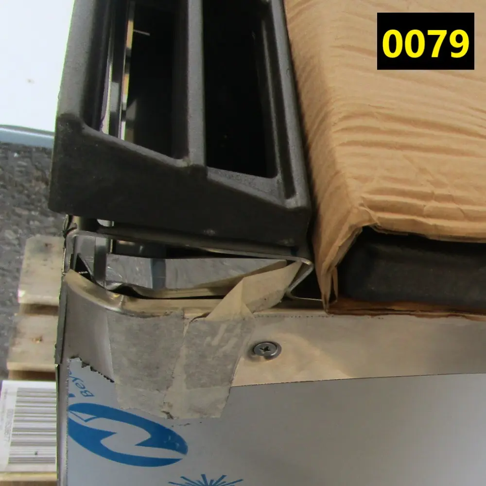 Gas range on static gas oven GN 2/1, 4 burners - DAMAGED
