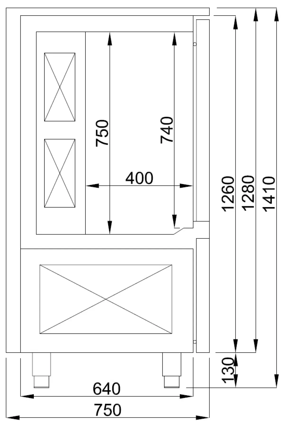 BLASTCHILLER 10x 1/1GN