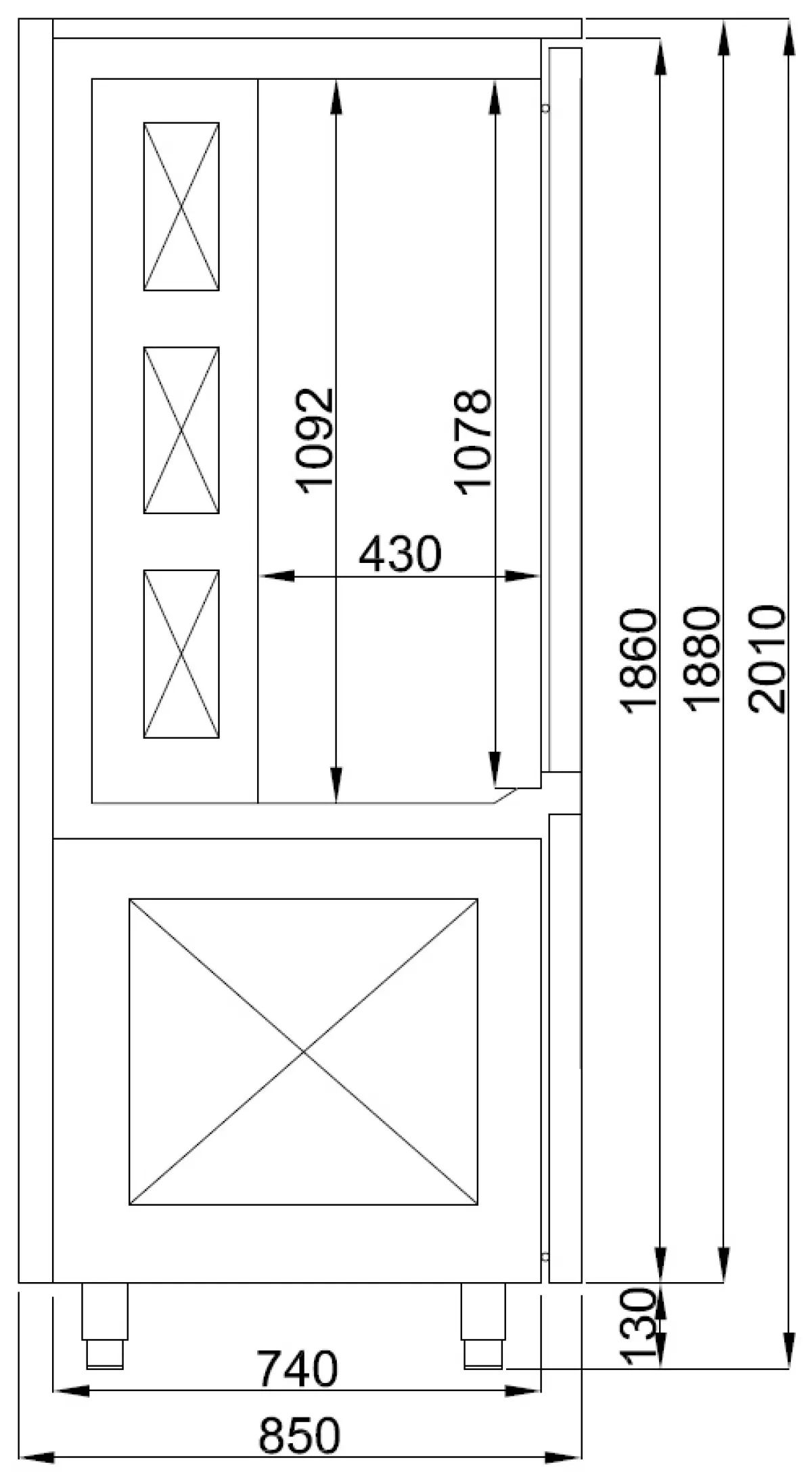 BLASTCHILLER 15x 1/1GN.