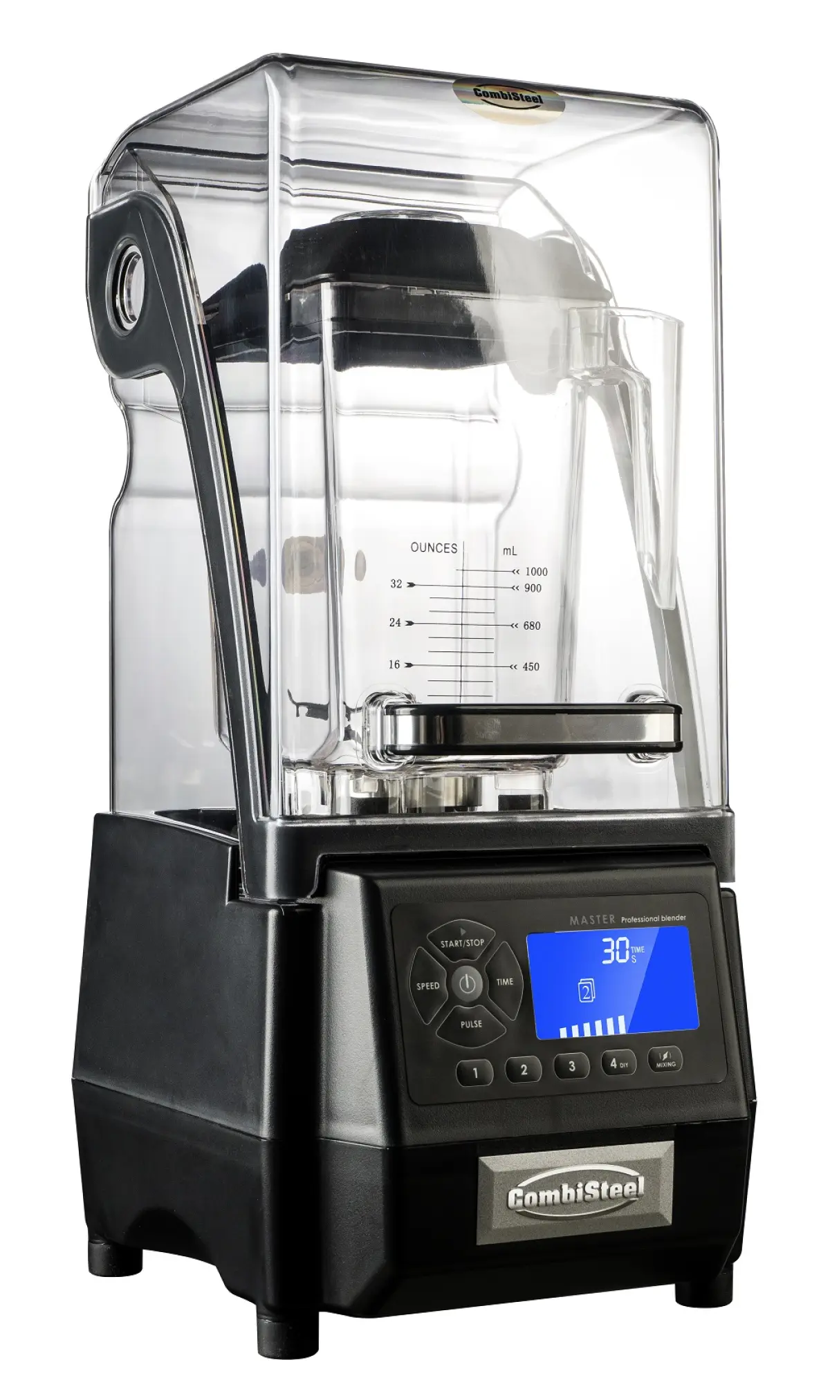 BLENDER WITH NOISE REDUCTION HOOD