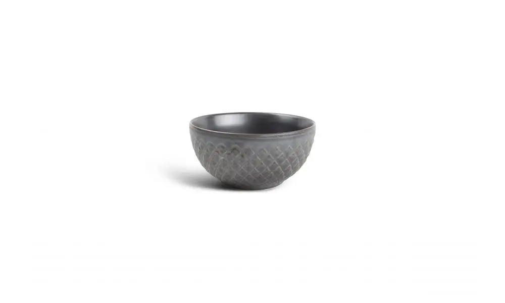 Bowl 11xH5,5cm diamond silver Brass