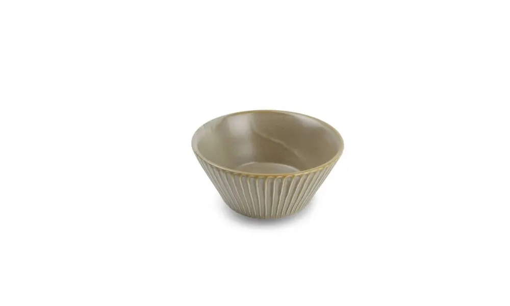 Bowl 13xH5,5cm sage green Aurora
