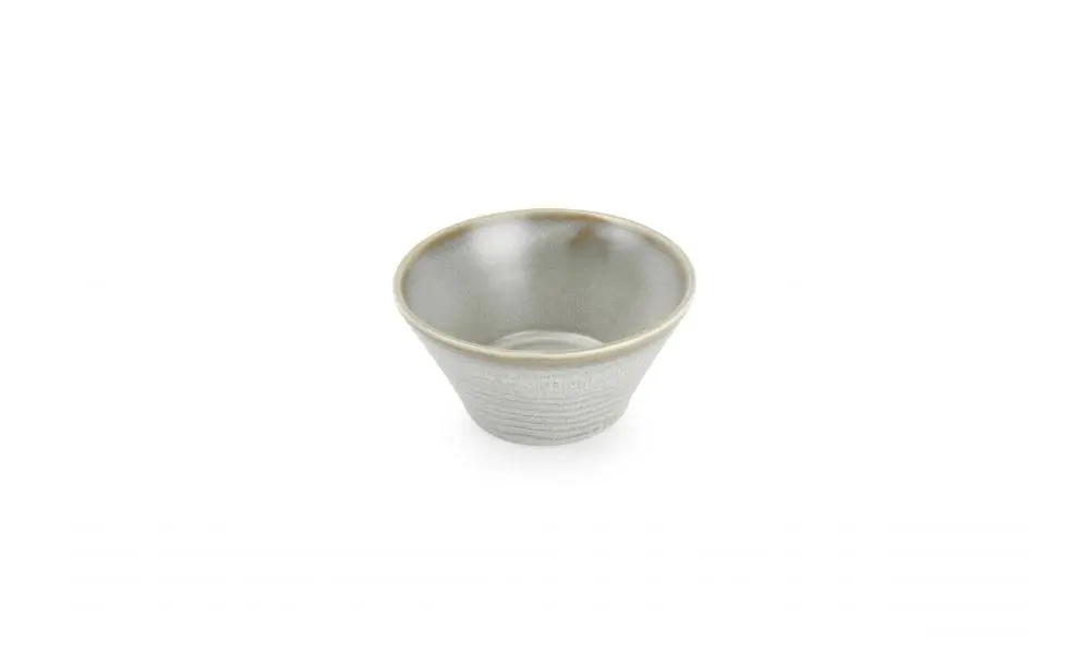 Bowl 13xH6,5cm conical green Line