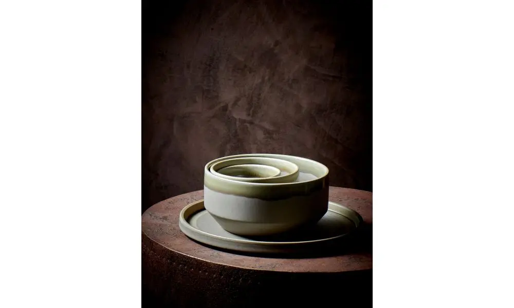 Bowl 14xH6,5cm brown Structo