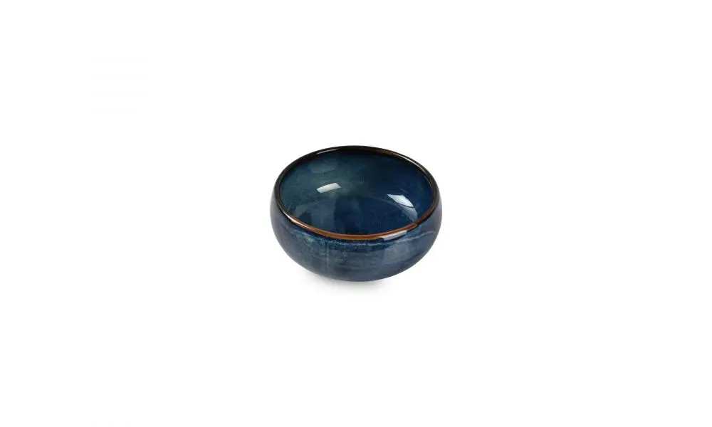 Bowl 14xH6,5cm spherical blue Nova