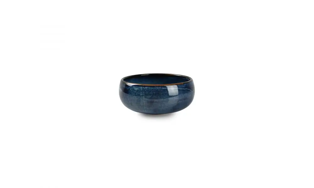 Bowl 14xH6,5cm spherical blue Nova