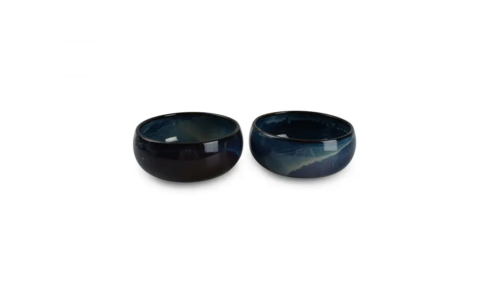 Bowl 14xH6,5cm spherical blue Nova