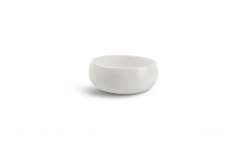 Bowl 14xH6,5cm spherical white Ceres