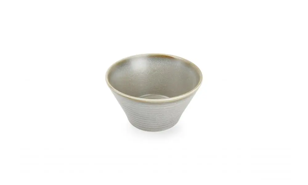 Bowl 15xH8cm conical green Line