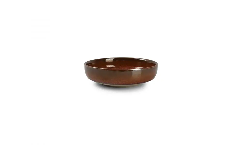 Bowl 16xH4,5cm red Tapa