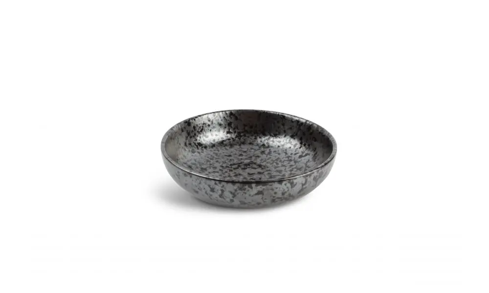 Bowl 18xH5,5cm black Oxido