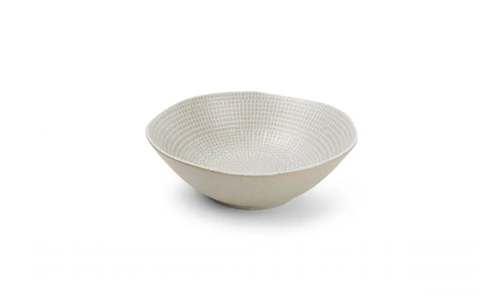 Bowl 19,5xH6,5cm almond Mosaic