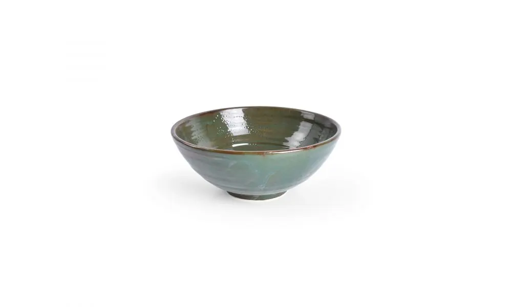 Bowl 19xH8cm green Munduk