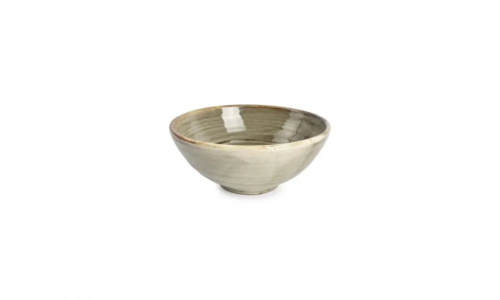 Bowl 19xH8cm grey Munduk