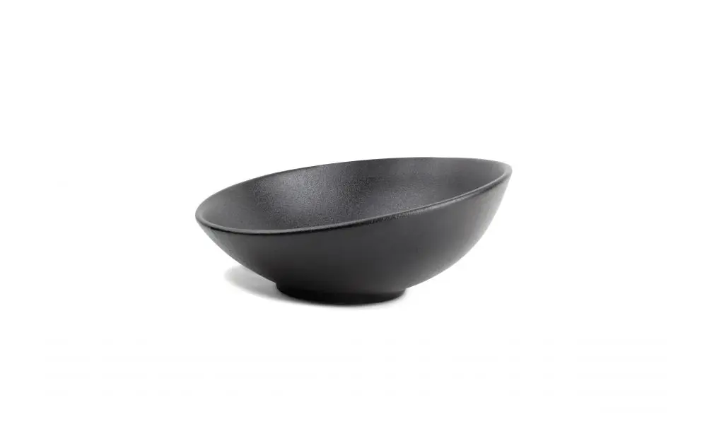 Bowl 24xH5/10cm black Dusk