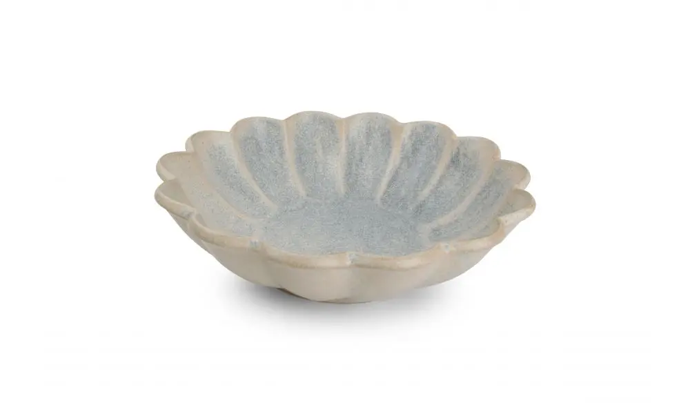Bowl 24xH6cm blue faded Dune
