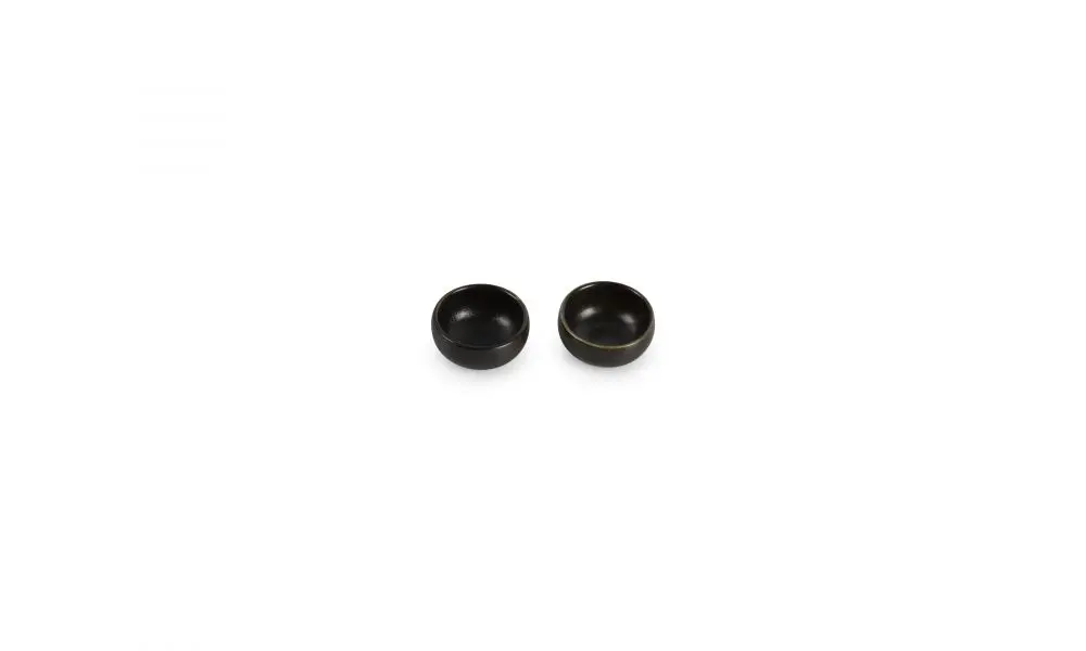 Bowl 5xH2,5cm black Ceres