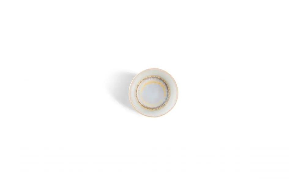 Bowl 6,5xH4cm  gold Glister