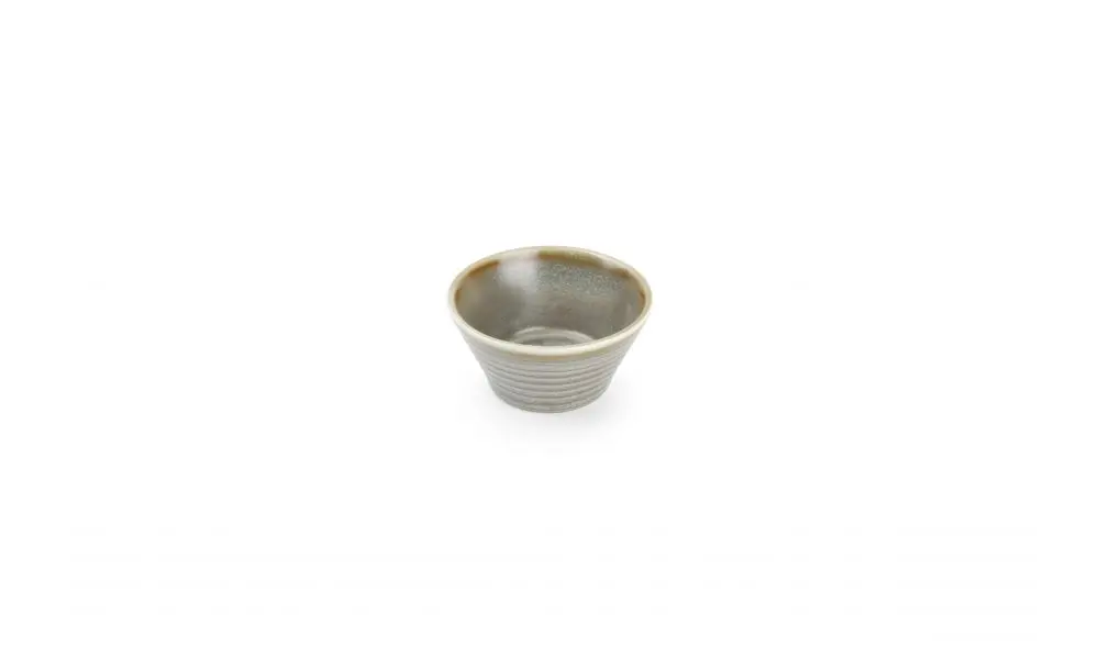 Bowl 8xH4cm conical green Line