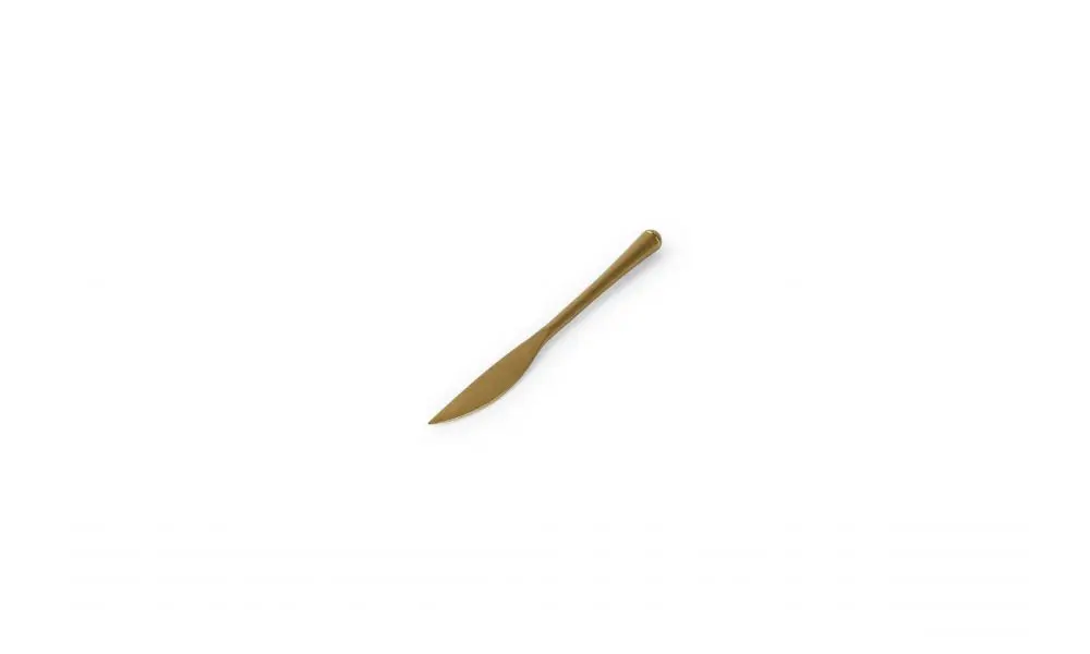 Butter knife matte gold Revive - set/6