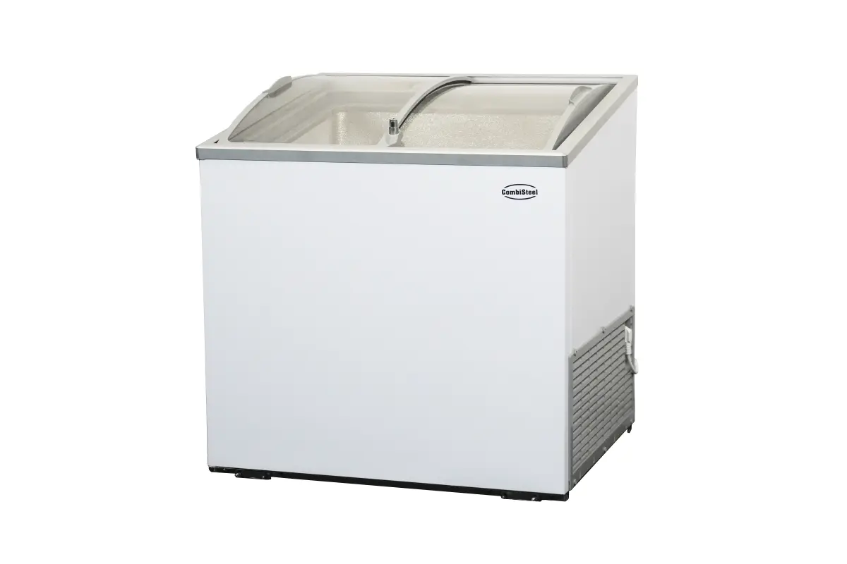COMBISTEEL CHEST FREEZER GLASS SLIDING TOP - 88X66X77CM