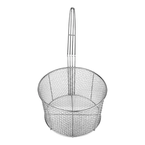 S/S CONICAL CHIP BASKET - DIA26CM