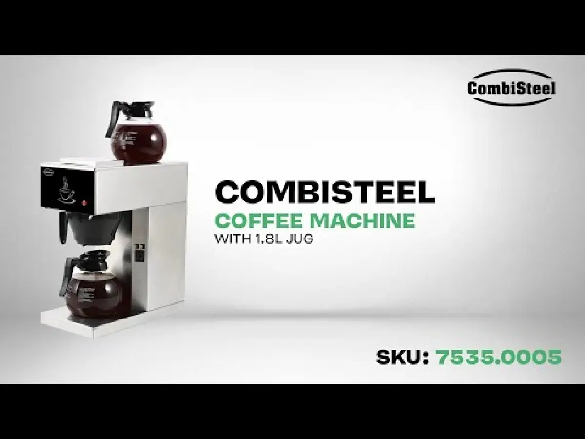 COFFEE MACHINE INCL. 2 GLASS COFFEE JUGS 1.8L