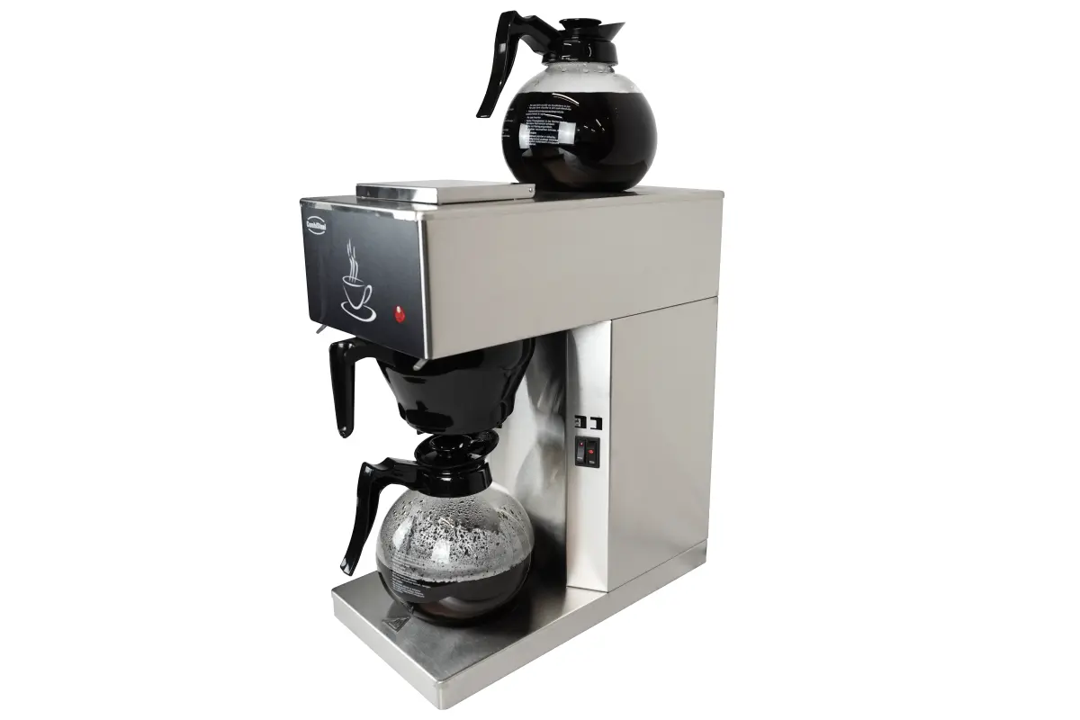 COFFEE MACHINE INCL. 2 GLASS COFFEE JUGS 1.8L