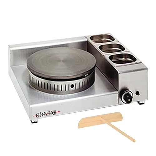 MACH GAS CREPE MACHINE 40CM PLATE + 3 BASINS