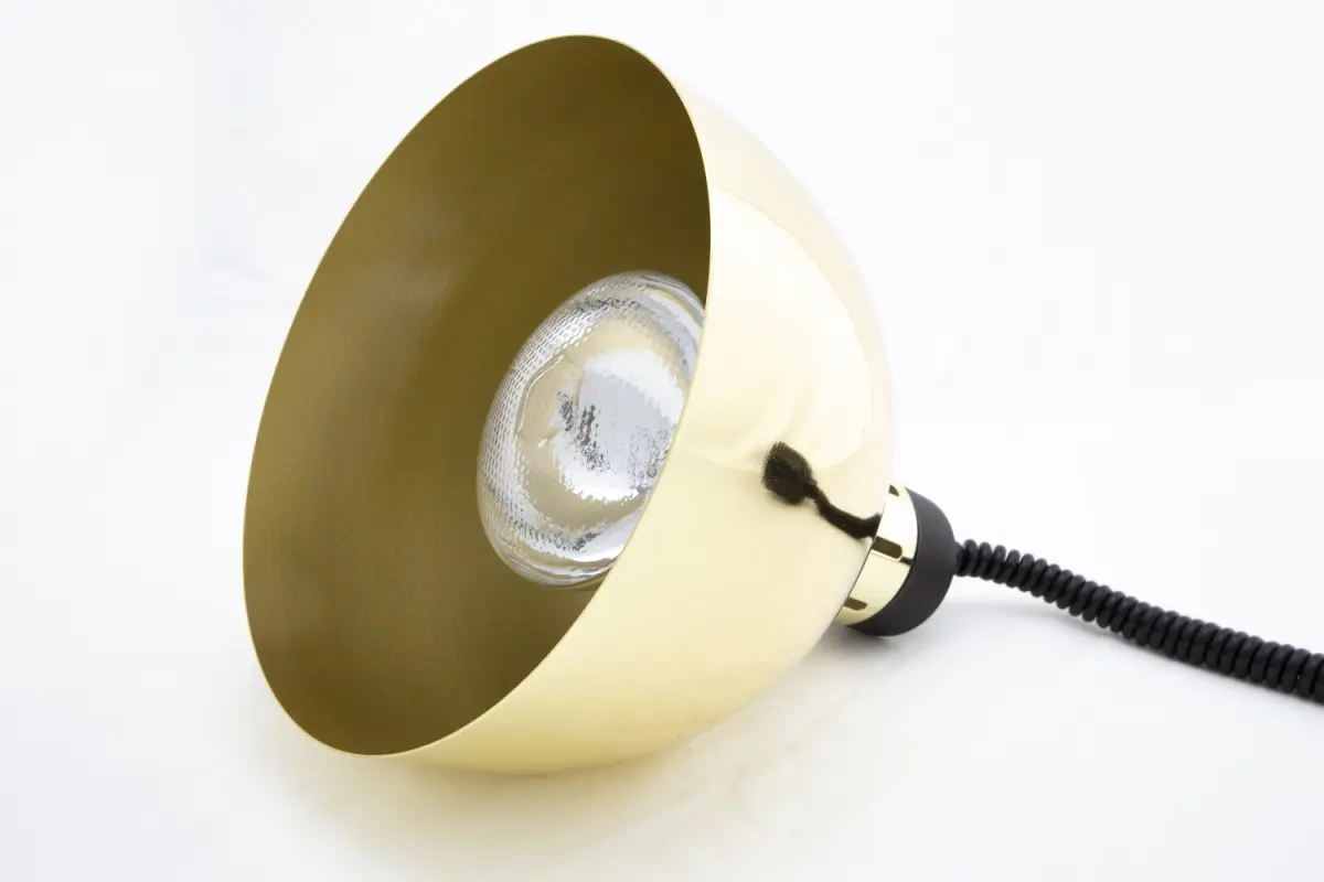 COMBISTEEL TELESCOPIC HEATING LAMP - GOLD FINISH