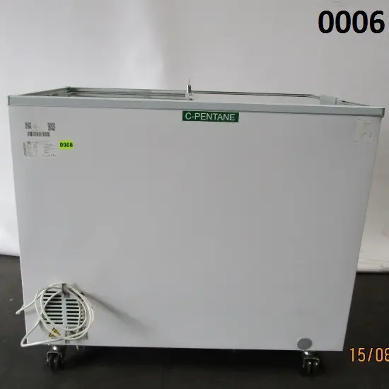 chest freezer 314 (258) liters with sliding glass lids, -14°/-24°C - DAMAGED