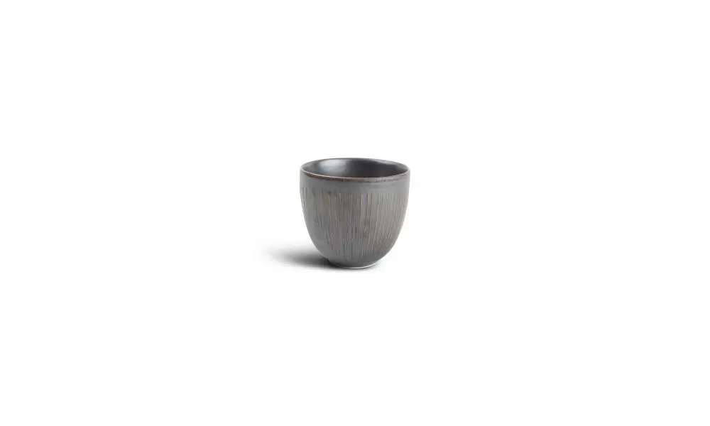Cup 15cl lines silver Brass