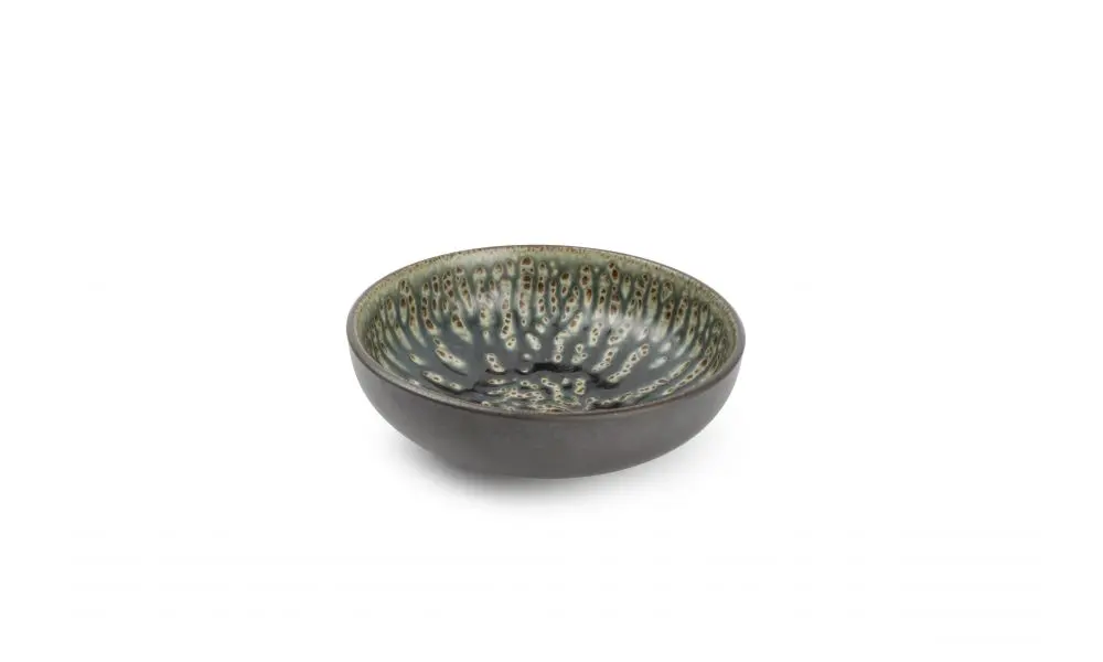 Deep plate 18xH5,5cm emerald Oxido