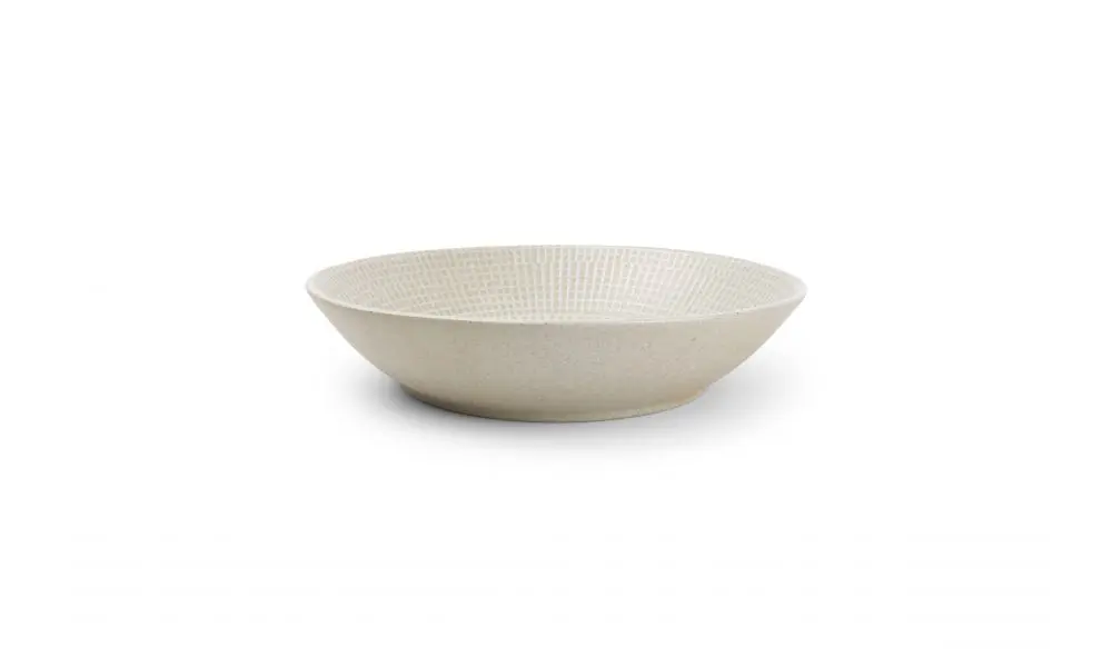 Deep plate 21,5x4,5cm almond Mosaic